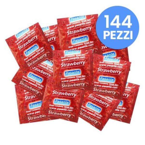 00500657-1 Preservativi Aromatizzati Pasante Fragola