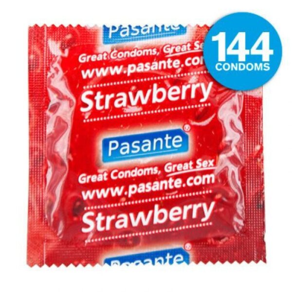 00500657-2 Preservativi Aromatizzati Pasante Fragola