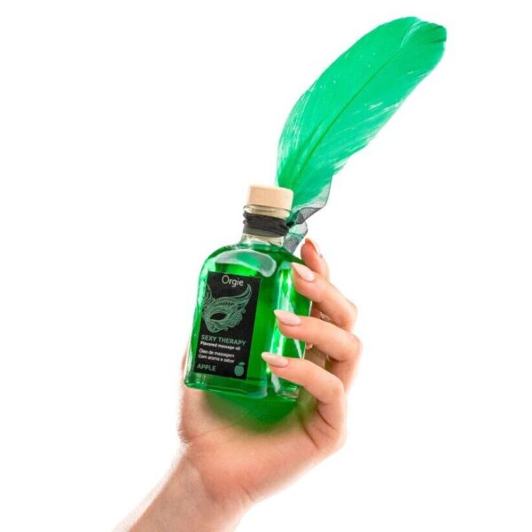 Olio Massaggio Sexy Therapy Mela Verde