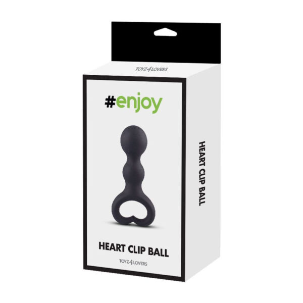 00904151-6 Plug Anale Heart Clip Ball