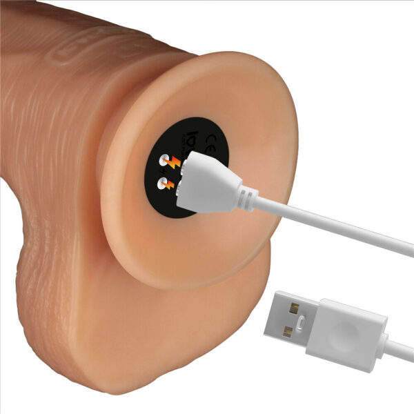 1120Vibrating20Power20Basics20Cock207 Vibratore Realistico True Pleasure