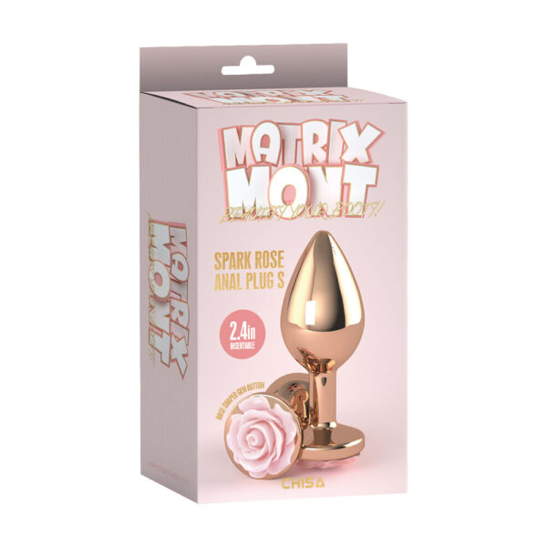 2023091415014587431 Plug Anale Spark Rose Ø 2,7 cm