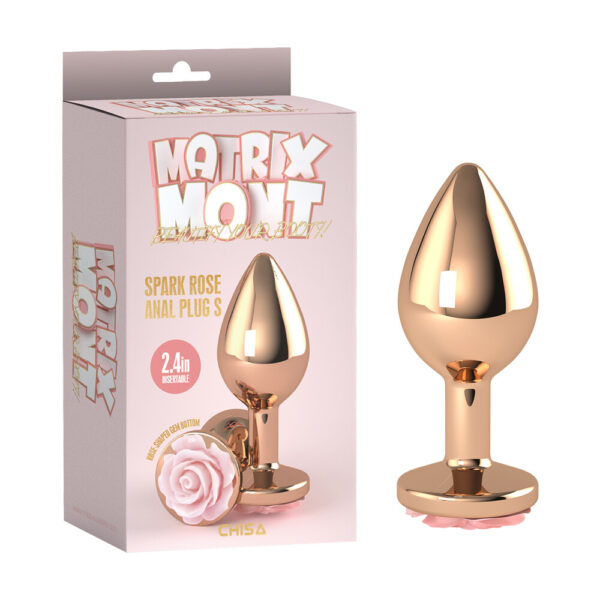 2023091415014587434 Plug Anale Spark Rose Ø 2,7 cm