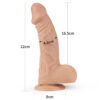 Dildo Realistico Extreme 23 cm