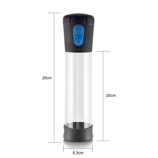 36101820Black20Size Pompa Sviluppatore Pene VX3