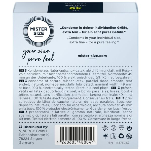 Preservativi Ultra Sottili 49 Mister Size