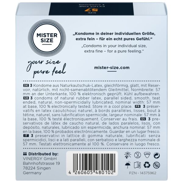 Preservativi XL 57 Mister Size