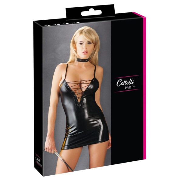 7098313-5 Mini Abito Sexy Zaina Nero