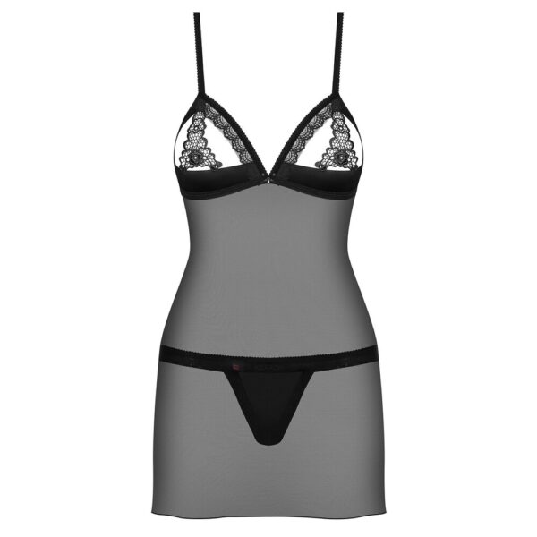 7098493-3 Baby Doll e Perizoma Sexy Spicy Nero