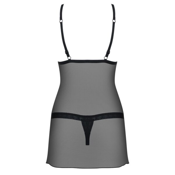 7098493-4 Baby Doll e Perizoma Sexy Spicy Nero