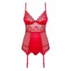 Corsetto e Perizoma Sexy Lovica Rosso