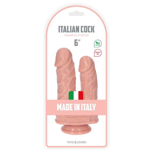 Dildo Doppio Caino e Abele 17,5 cm
