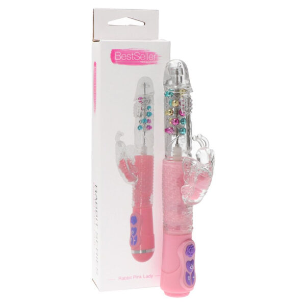 7100190-6 Vibratore Rabbit Pink Lady