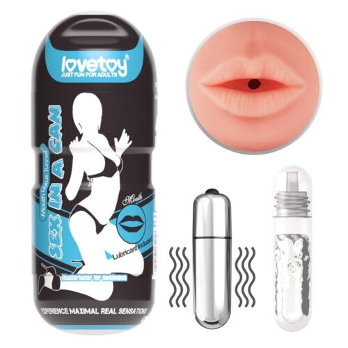 7100212-1 Masturbatore Sexy Mouth Vibro