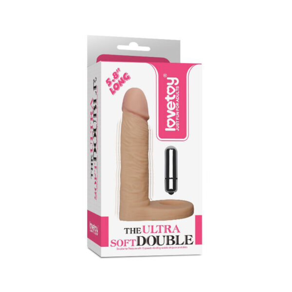 7100324-6 Strap On Vibrante Ultra Double 15 cm