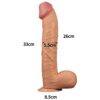 7100407-5 Dildo XXL Merlin 33 cm