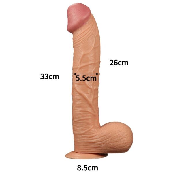 7100407-5 Dildo XXL Merlin 33 cm