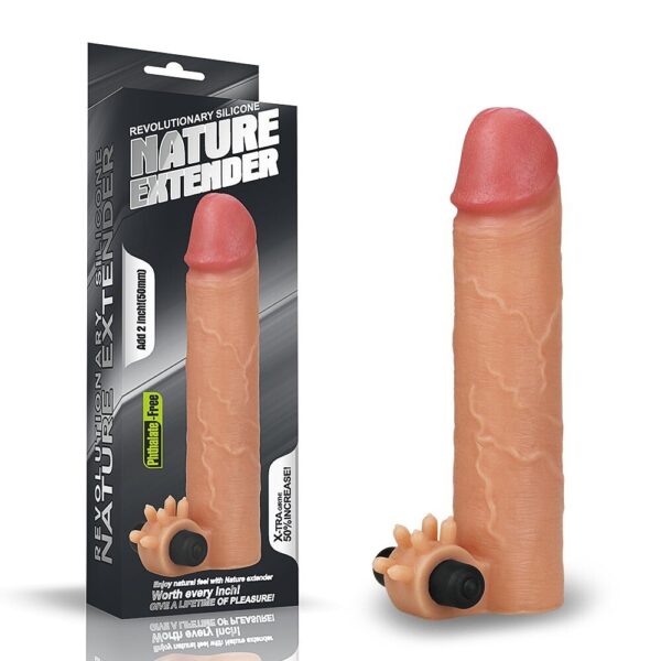 7100493-1 Guaina e Prolunga Pene Nature Vibe 19 cm