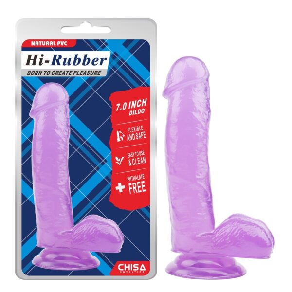 7100635-1 Dildo Realistico Rubber 17,5 cm