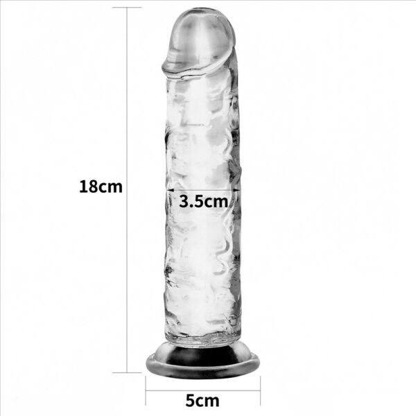 7100651-5 Dildo Realistico Flawless Clear 18 cm