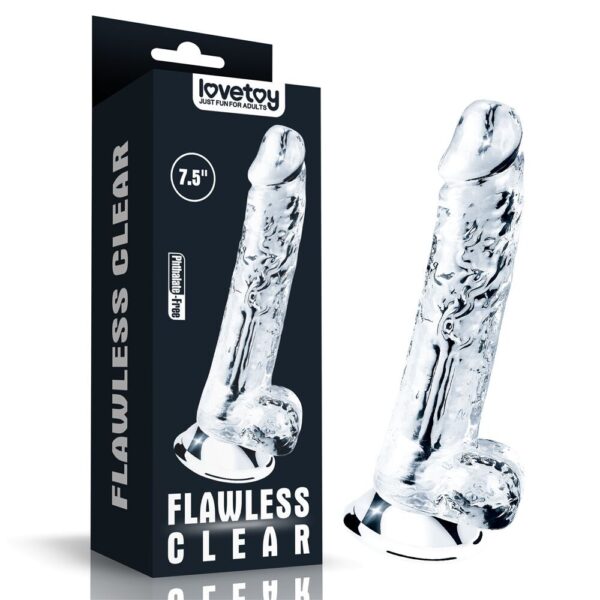 7100652-1 Dildo Realistico Flawless Clear Ball 19 cm