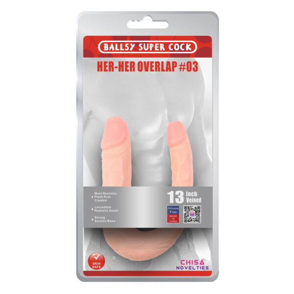 Dildo Doppio Her Her Overlap 33,5 cm