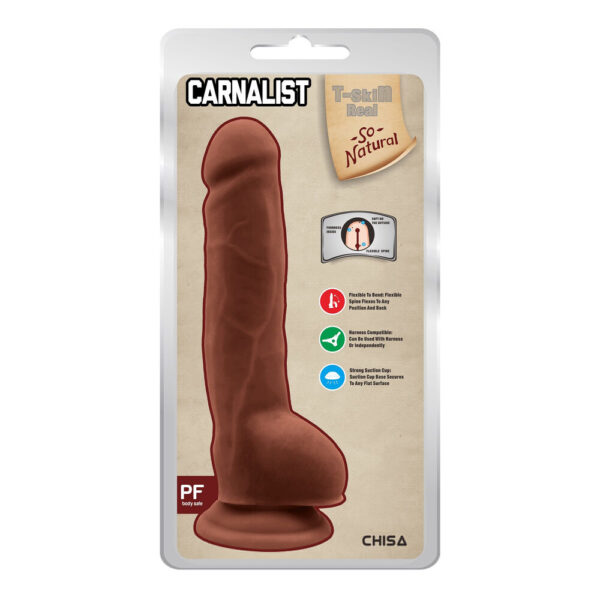 7100855-3 Dildo Realistico Carnalist 23,5 cm