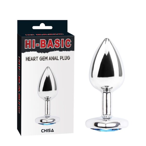 7100930-1 Plug Anale Heart Gem
