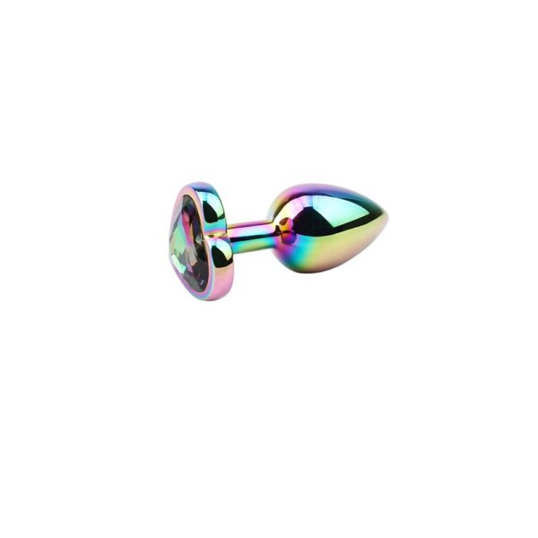 7102718-3 Plug Anale Rainbow Heart