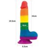 7102856-5 Dildo Realistico Prider Ball 15,5 cm