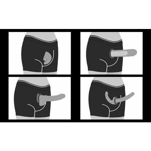 Boxer Strap On Handy Shorts