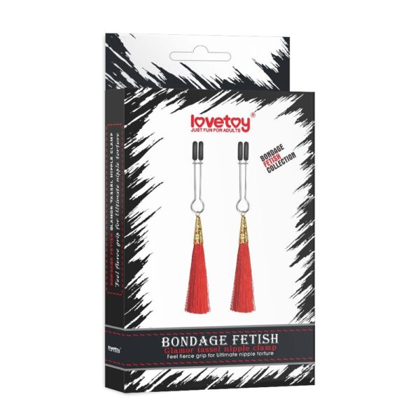 7102894-1 Pinzette per Capezzoli Glamor Tassel