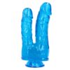 Dildo Doppio Jelly Romolo e Remo 20,5 cm