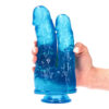 Dildo Doppio Jelly Romolo e Remo 20,5 cm
