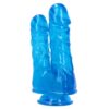 7103054-3 Dildo Doppio Jelly Caino e Abele 17,5 cm
