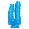7103054-4 Dildo Doppio Jelly Caino e Abele 17,5 cm