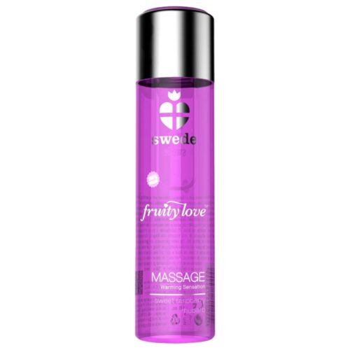 Olio Massaggi Riscaldante Rabarbaro Dolce e Lampone