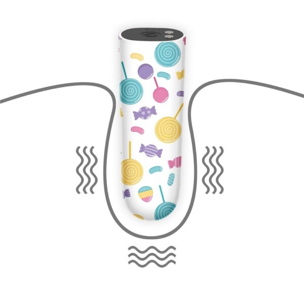 7104472-5 Vibratore Clitoride Lollipop Massager