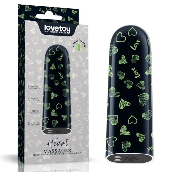 7104474-1 Vibratore Clitoride Glow in the Dark Massager