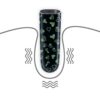 7104474-5 Vibratore Clitoride Glow in the Dark Massager