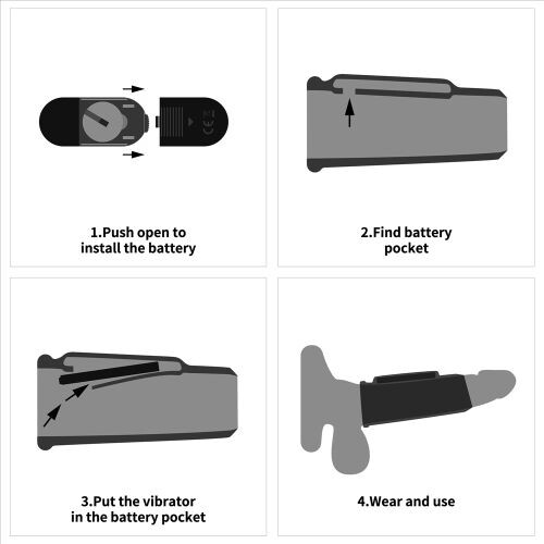 7104484-7 Guaina Fallica Vibrante Wave