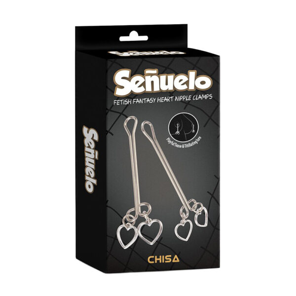 7104618-6 Pinzette per Capezzoli Fetish Fantasy Heart