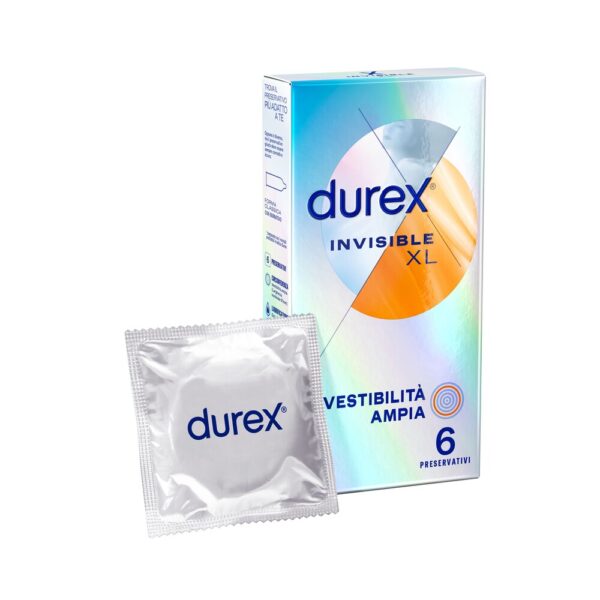 7104668-1 Preservativi Durex Invisible XL