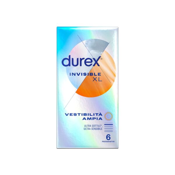 7104668-2 Preservativi Durex Invisible XL