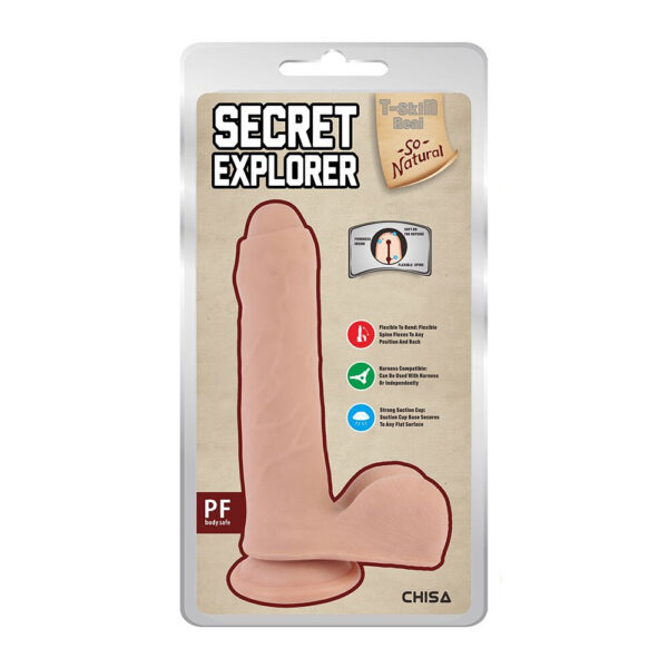 7104974-4 Dildo Realistico Secret Explorer 20 cm