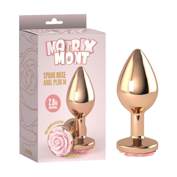 7104988-7 Plug Anale Spark Rose Ø 3,3 cm