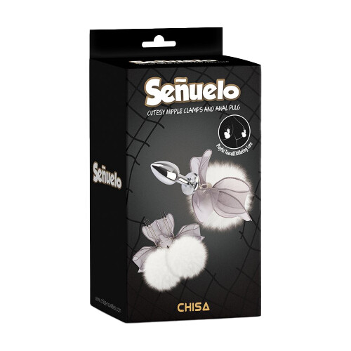 7105024-7 Pinzette per Capezzoli Cutesy e Plug Anale