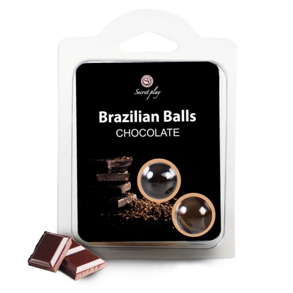 7105244-1 Olio Massaggio Brazilian Balls Cioccolato