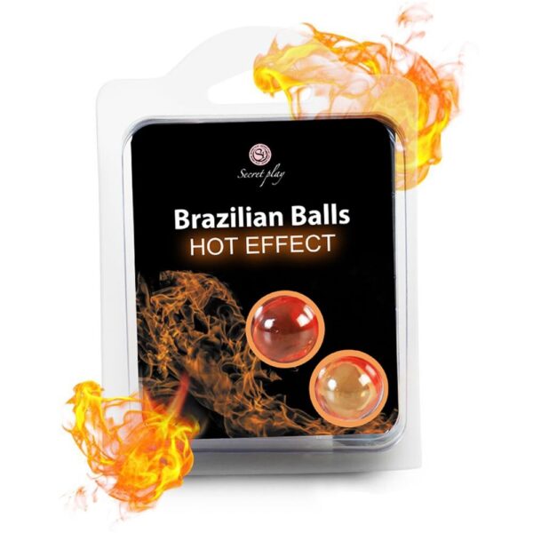 7105250-1 Olio Massaggio Brazilian Balls Effetto Caldo