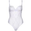 Body Sexy Lace and Sheer Bianco